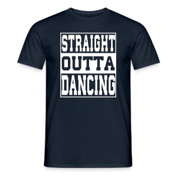 Danser en disant drôle - T-shirt homme - marine - Devant - AI Model Male 178 light (178cm)