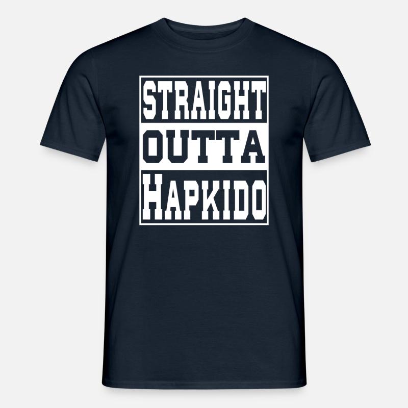 Hapkido Spruch lustig - Männer T-Shirt - Navy