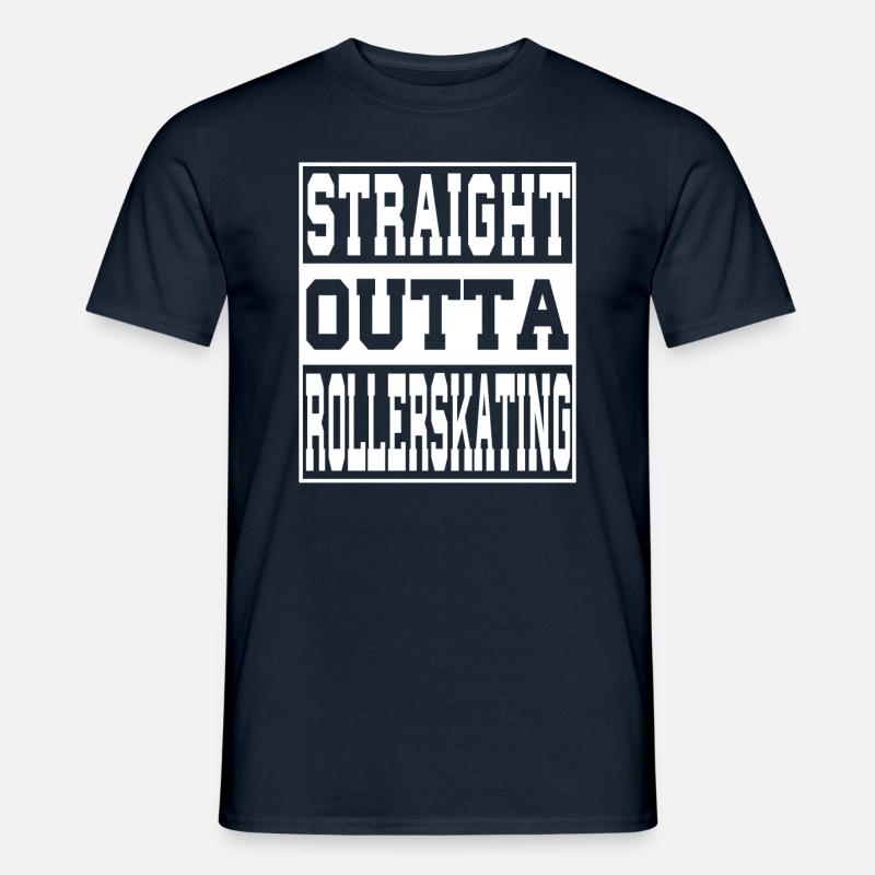 Rollerskating saying funny - Men's T-Shirt - navy