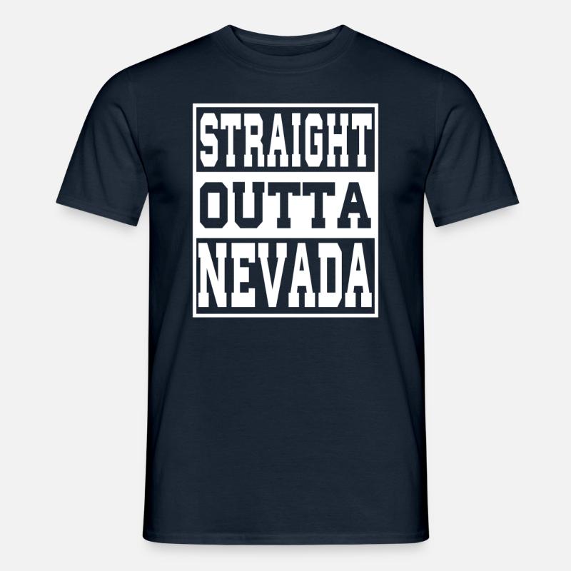 Nevada Spruch Lustig Nevada Geschenk - Männer T-Shirt - Navy