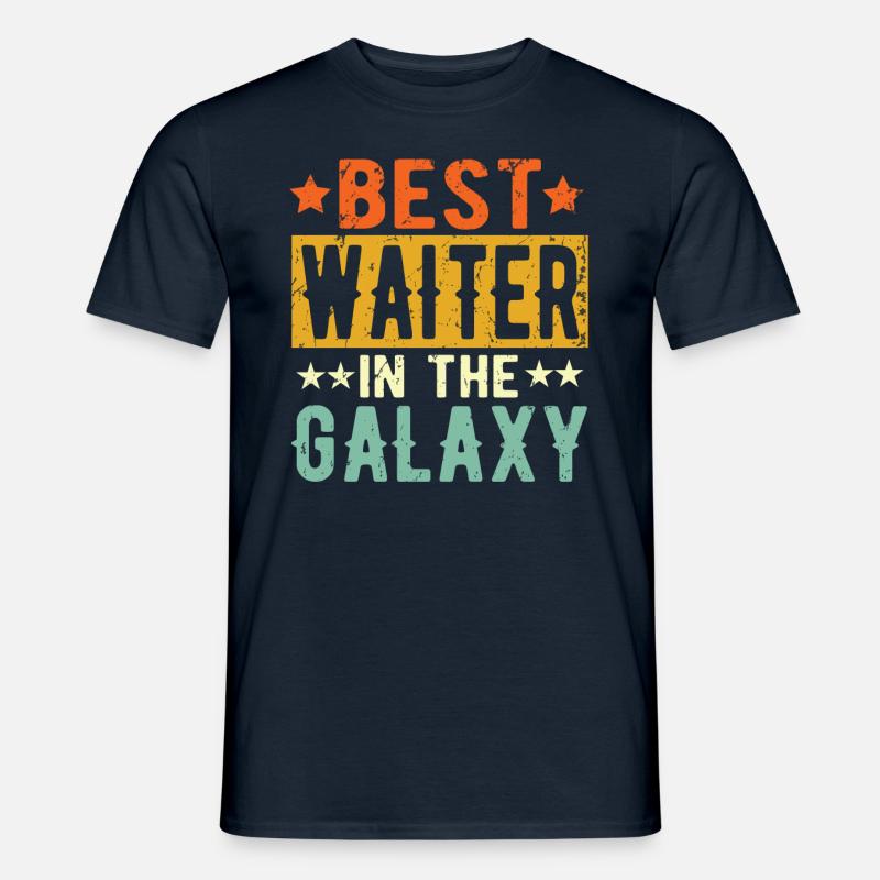 Best Kellner ever Kellner Geschenk - Männer T-Shirt - Navy