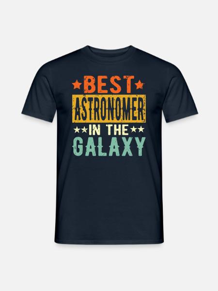 Best Astronom ever Astronom Geschenk - Männer T-Shirt - Navy