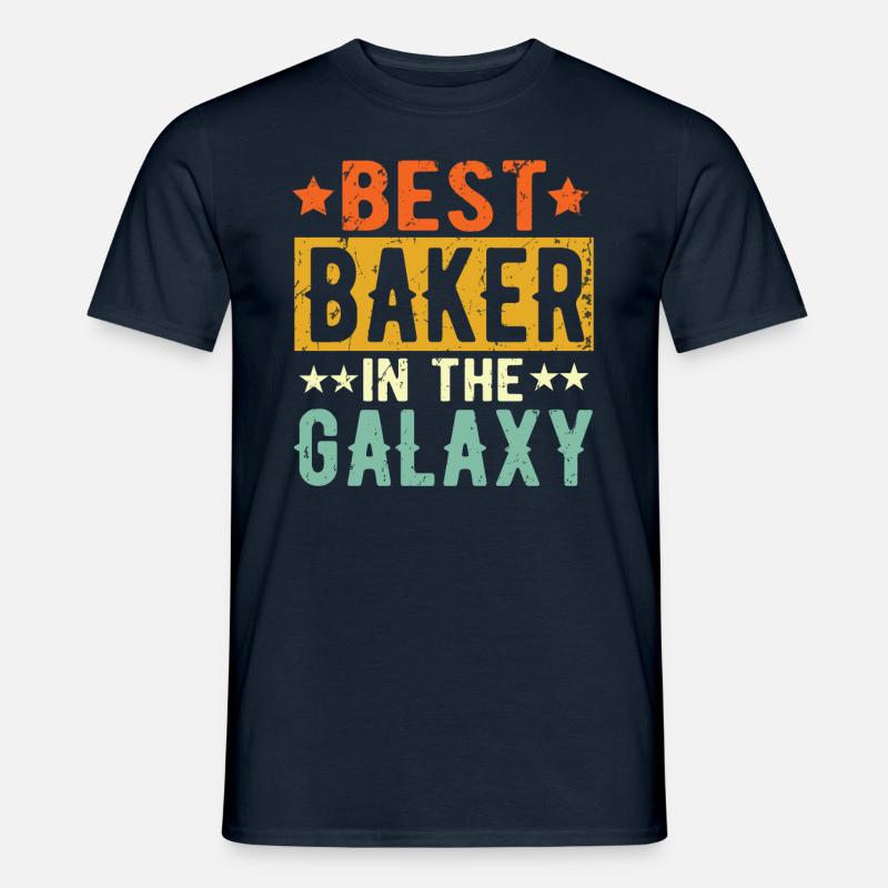 Best Baker ever Baker Gift - Men's T-Shirt - navy