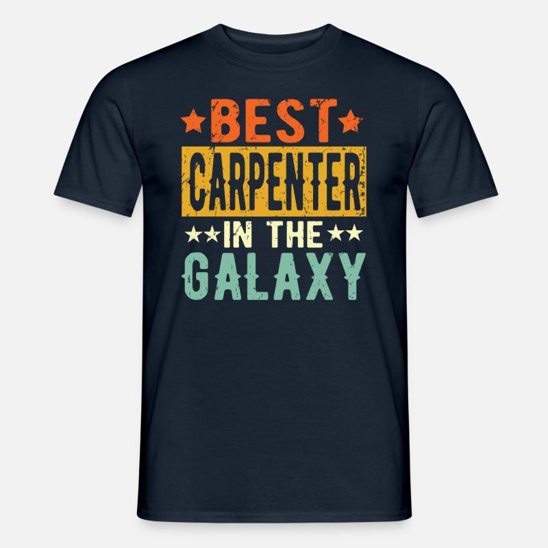 Best Handwerker ever Handwerker Geschenk - Männer T-Shirt - Navy