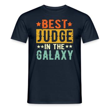 Best Judge ever Richter Gift - Men's T-Shirt - navy - Front - AI Model Male 178 light (178cm)