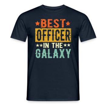 Best Officer ever Officer Gift - Men's T-Shirt - navy - Front - AI Model Male 178 light (178cm)