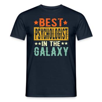 Meilleur psychologue de tous les temps Cadeau de psychologue - T-shirt homme - marine - Devant - AI Model Male 178 light (178cm)