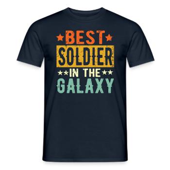 Best Soldat ever Soldat Geschenk - Männer T-Shirt - Navy - Vorne - AI Model Male 178 light (178cm)
