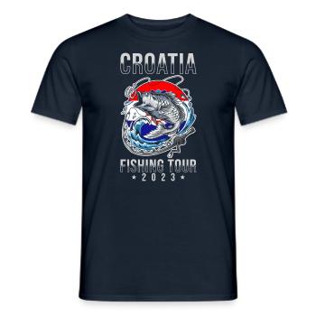 Angel Tour Croatie 2023 - T-shirt homme - marine - Devant - AI Model Male 178 light (178cm)