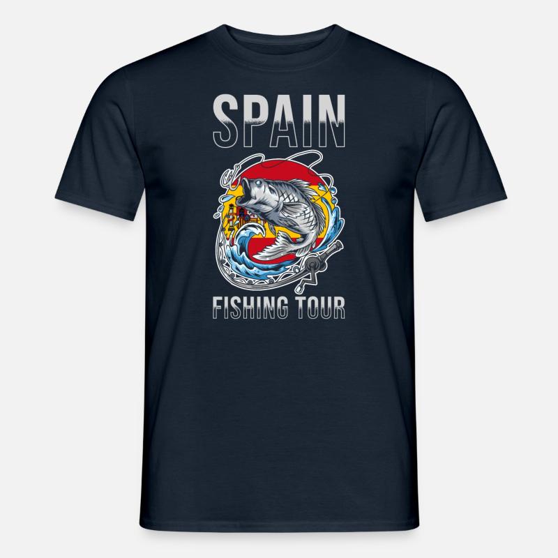 Angeltour Spanien - Männer T-Shirt - Navy
