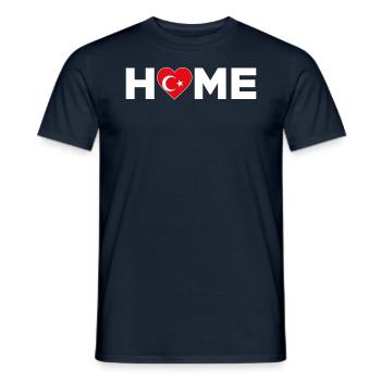 Turquie Accueil Turquie Drapeau Turquie Amour - T-shirt homme - marine - Devant - AI Model Male 178 light (178cm)