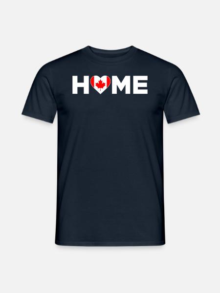 Kanada Heimat Kanada Flagge Kanada Liebe - Männer T-Shirt - Navy