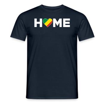 Kongo Heimat Kongo Flagge Kongo Liebe - Männer T-Shirt - Navy - Vorne - AI Model Male 178 light (178cm)