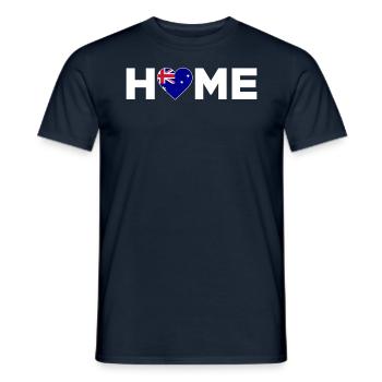Australia Home Australia Flag - Men's T-Shirt - navy - Front - AI Model Male 178 light (178cm)
