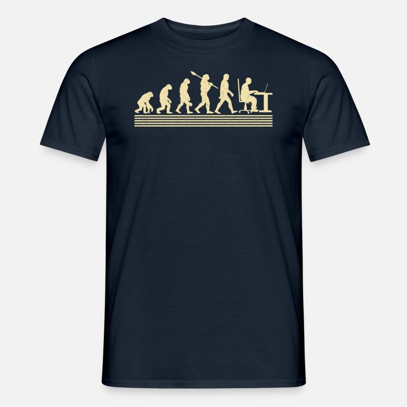 Software-entwickler-evolution - Männer T-Shirt - Navy