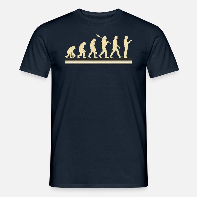 Evolution Des Sprachpathologen - Männer T-Shirt - Navy