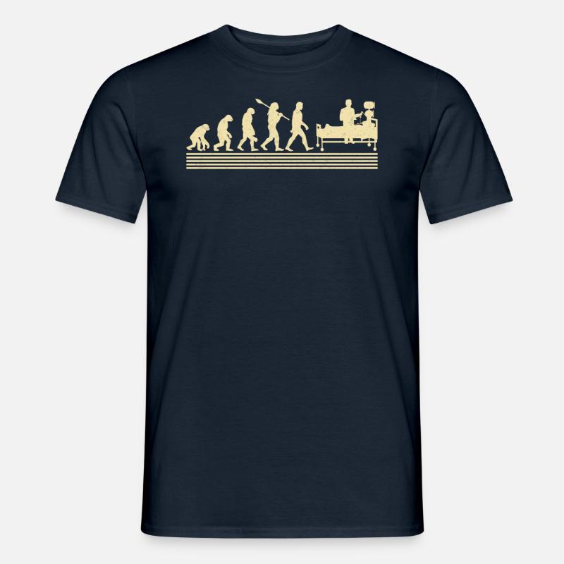 Evolution Des Atemtherapeuten - Männer T-Shirt - Navy