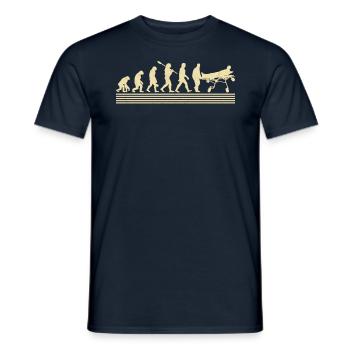 Paramedic evolution - Men's T-Shirt - navy - Front - AI Model Male 178 light (178cm)