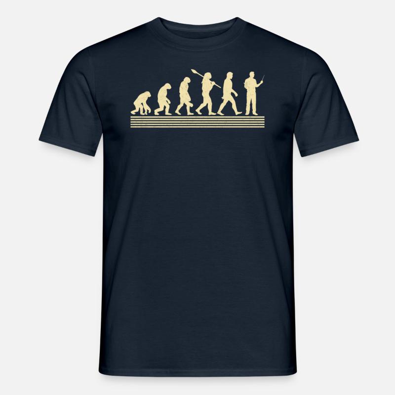 Evolution Des Gymnasiallehrers - Männer T-Shirt - Navy