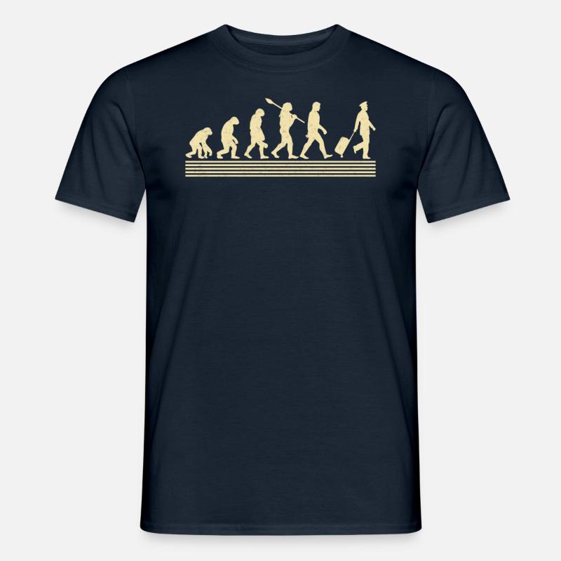 Pilot-evolution - Männer T-Shirt - Navy
