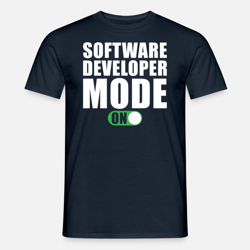 Software Entwickler Modus Ein - Männer T-Shirt - Navy
