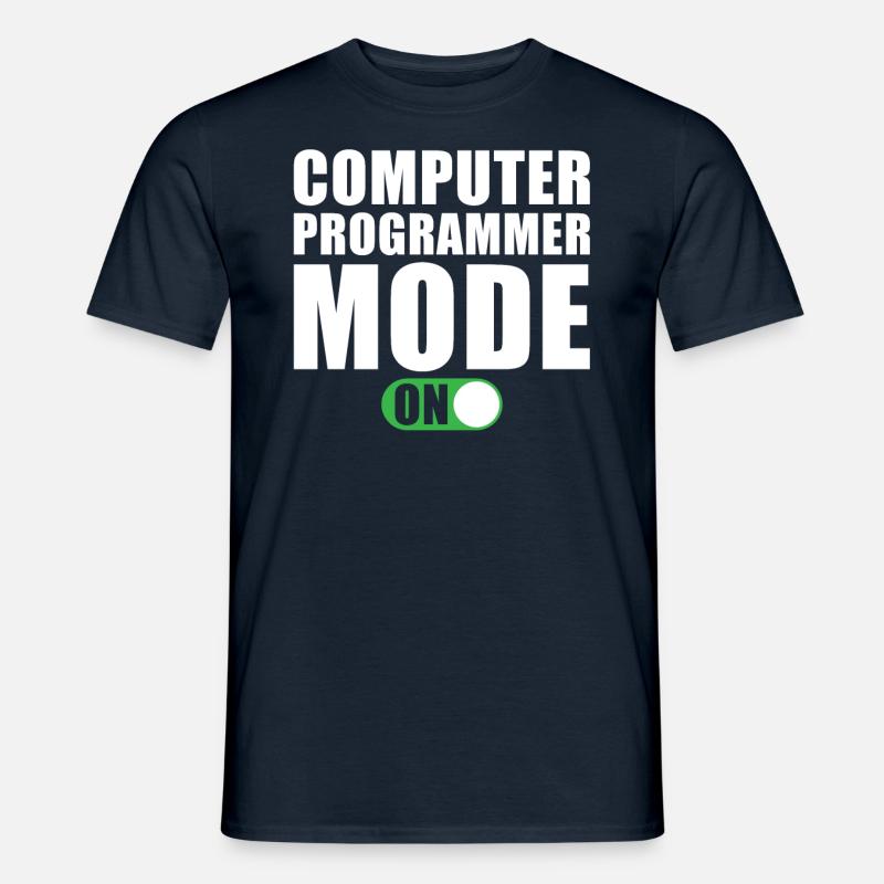 Mode programmeur informatique activé - T-shirt homme - marine