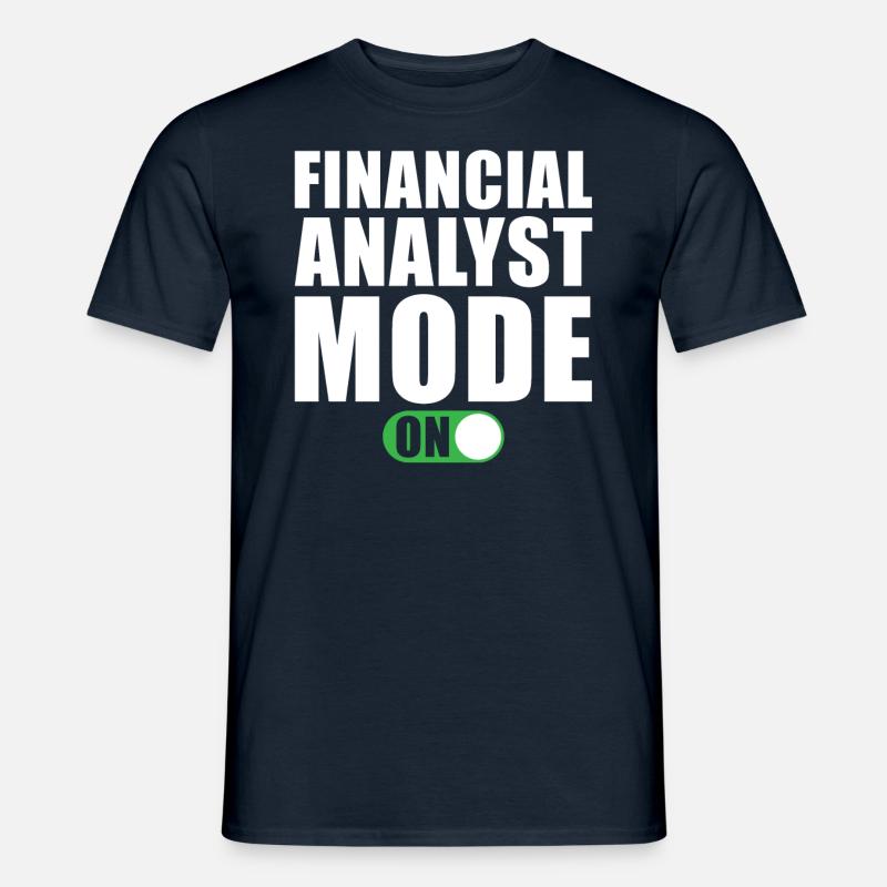 Mode Analyste financier activé - T-shirt homme - marine