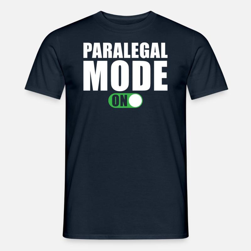 Rechtsanwaltsfachangestellte Modus an - Männer T-Shirt - Navy
