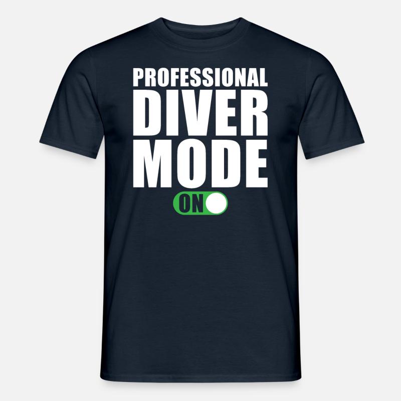 Berufskraftfahrer modus Ein - Männer T-Shirt - Navy