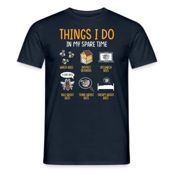 Imker Geschenk Imkerei Bienen - Männer T-Shirt - Navy - Vorne - AI Model Male 178 light (178cm)