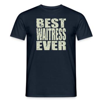 Best Service ever Service Gift - Men's T-Shirt - navy - Front - AI Model Male 178 light (178cm)