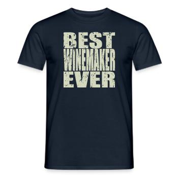 Best Winzer ever Winzer Geschenk - Männer T-Shirt - Navy - Vorne - AI Model Male 178 light (178cm)