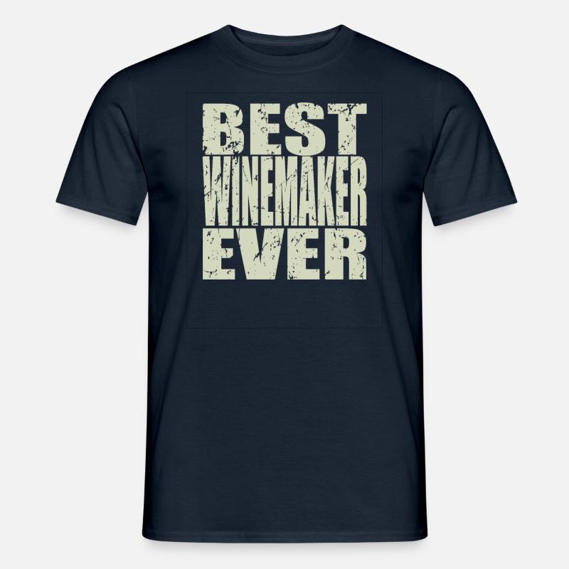 Best Winemaker ever Winemaker Gift - Men's T-shirt - navy