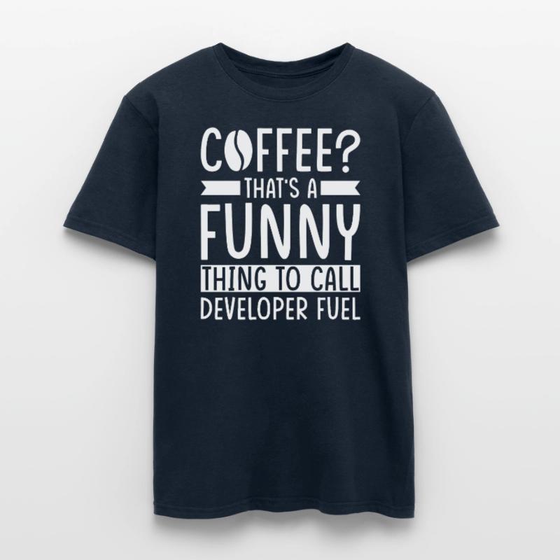 Developer Coffee Slogan Software Developer Men's T-shirt