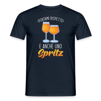 Spritz Cocktail Italien - Männer T-Shirt - Navy - Vorne - AI Model Male 178 light (178cm)