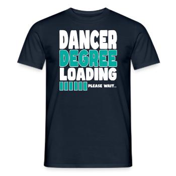 Dancer invites training - Men's T-Shirt - navy - Front - AI Model Male 178 light (178cm)