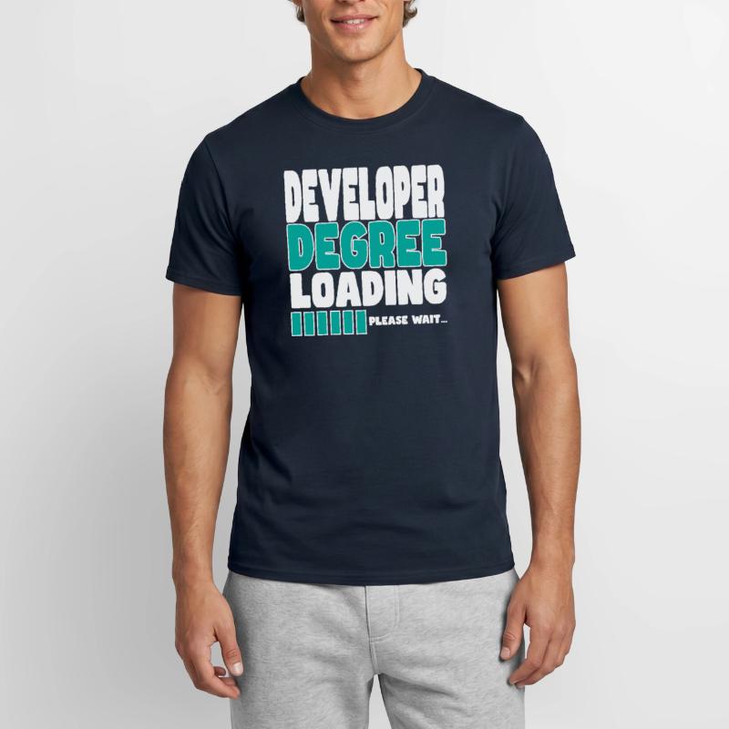Software developer loads training Men's T-Shirt