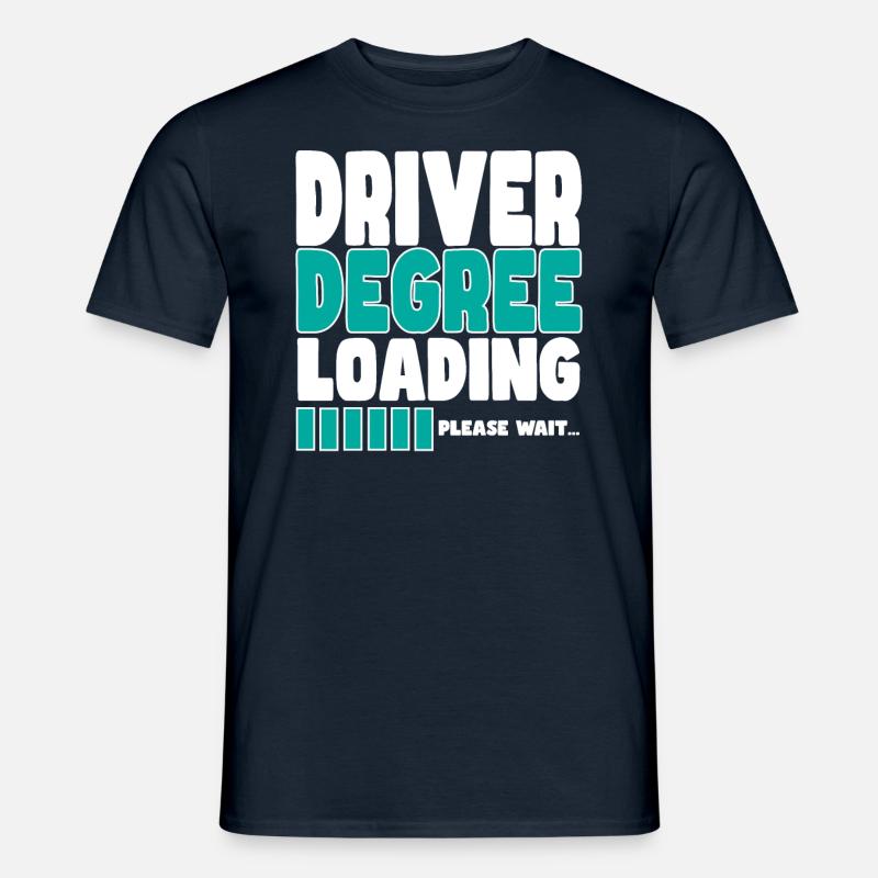 Fahrer lädt Ausbildung - Männer T-Shirt - Navy