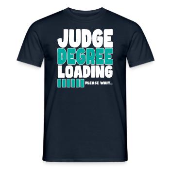 Richter invite à la formation - T-shirt homme - marine - Devant - AI Model Male 178 light (178cm)