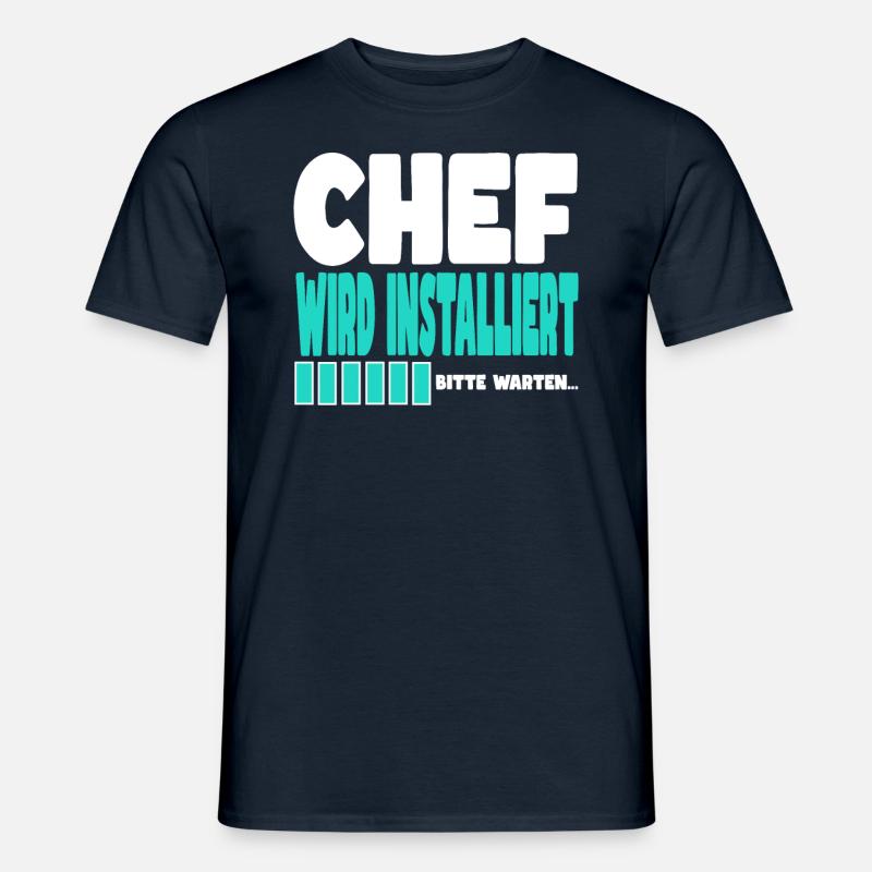 Chef wird installiert - Männer T-Shirt - Navy