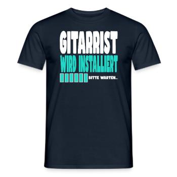 Gärtner wird installiert - Männer T-Shirt - Navy - Vorne - AI Model Male 178 light (178cm)