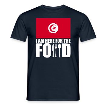 Souvenir de voyage de vacances en Tunisie - T-shirt homme - marine - Devant - AI Model Male 178 light (178cm)