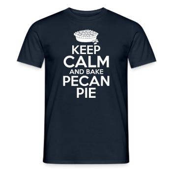Pecan Cake Pecan Cake - Men's T-Shirt - navy - Front - AI Model Male 178 light (178cm)