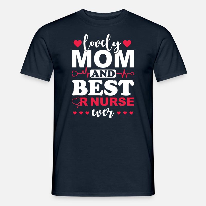 OP Krankenschwester Mutter - Männer T-Shirt - Navy