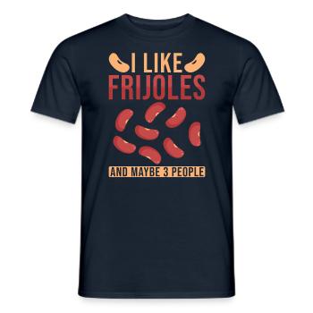 Frijoles - T-shirt homme - marine - Devant - AI Model Male 178 light (178cm)