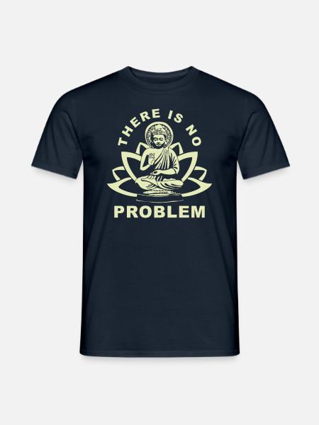Buddha Zen Zitat - Männer T-Shirt - Navy