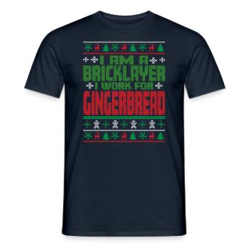 Mason Noël dicton - T-shirt homme - marine - Devant - AI Model Male 178 light (178cm)