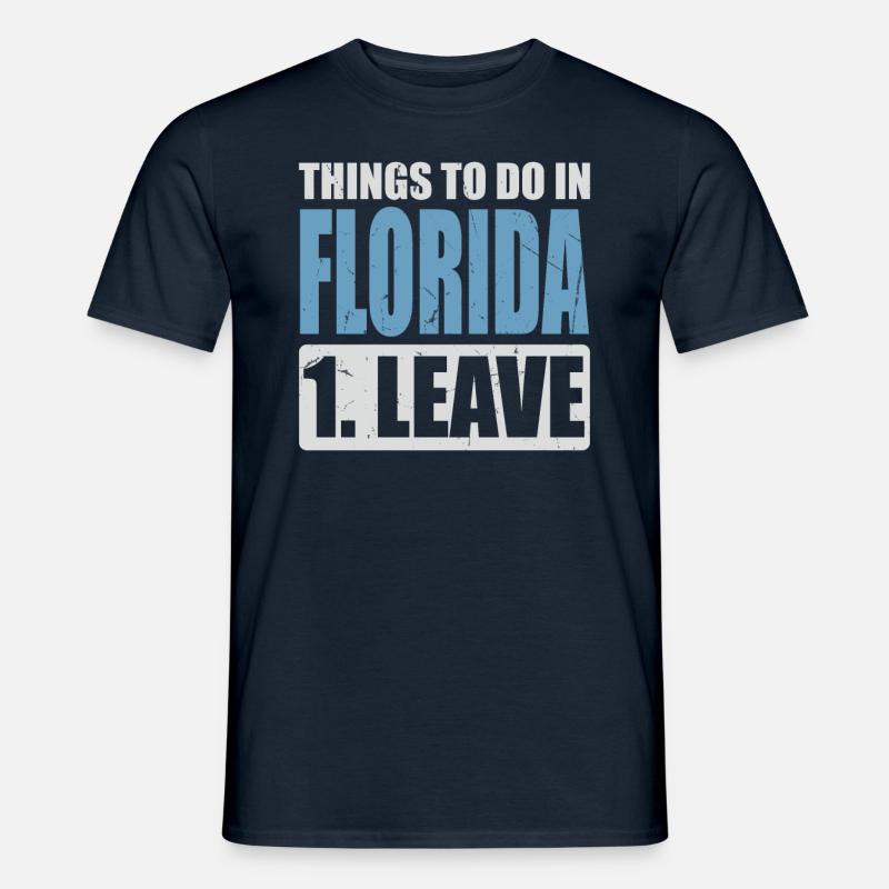 Florida Meme - Männer T-Shirt - Navy