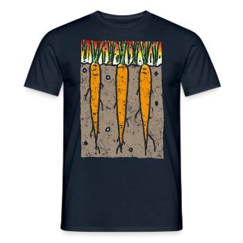 Carottes - T-shirt homme - marine - Devant - AI Model Male 178 light (178cm)