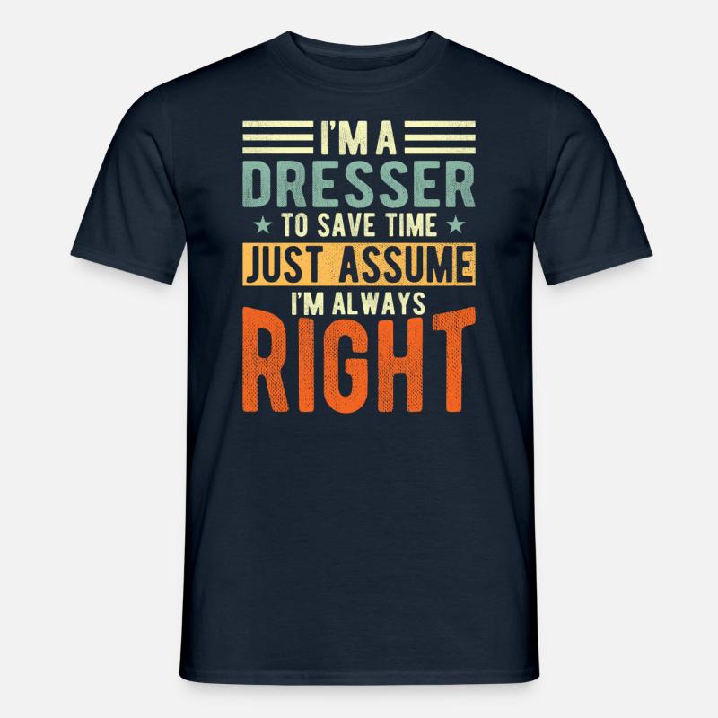Kommode - Männer T-Shirt - Navy